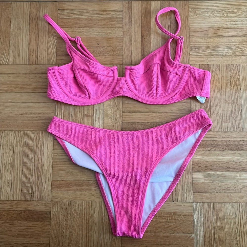 PrettyLittleThing Pink Bikini Set